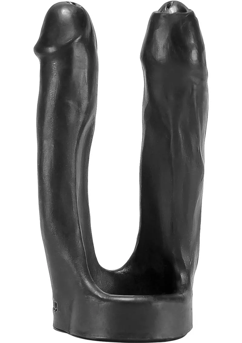 3-Way Triple Penetrator Silicone Strapon Dong Black 8 Inches - Shop Velvet Box Online