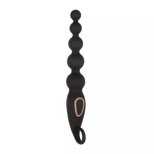 Adam & Eve Vibrating Anal Bead Stick - Black