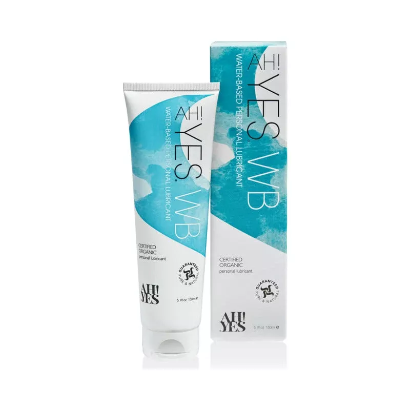 AH! YES WB Organic Water-Based Lubricant 5.1 oz | Red Garter