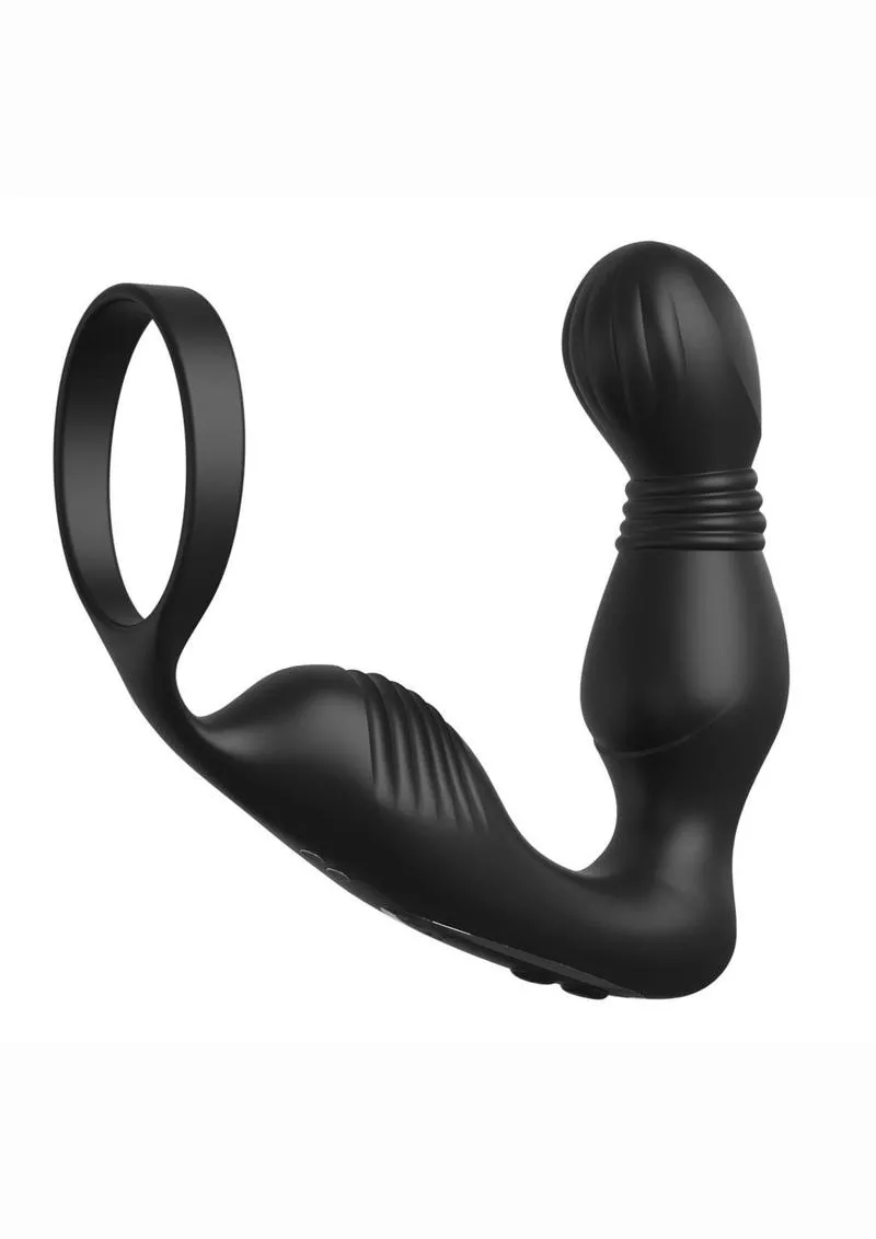 Anal Fantasy Elite Ass-Gasm Pro Rechargeable Silicone P-Spot Milker - Black - Shop Velvet Box Online