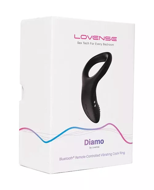 App-Controlled Vibrating Cock Ring with Perineum Stimulator