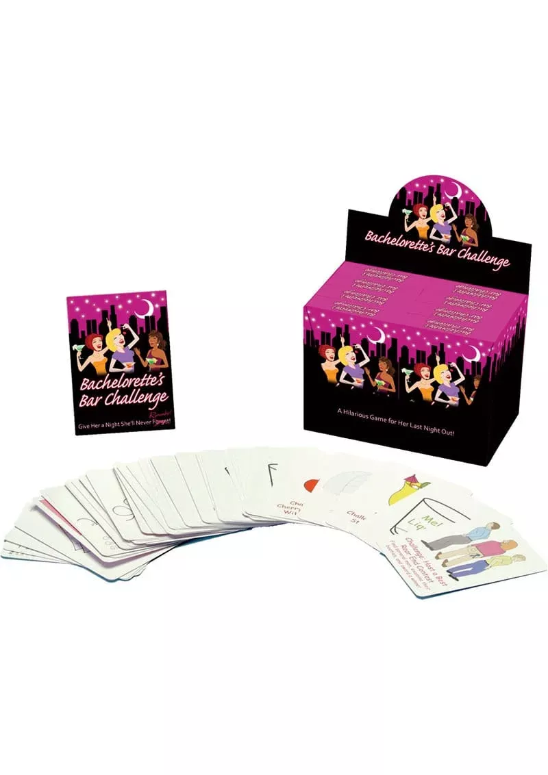 Bachelorettes Bar Challenge Cards from Cherry Pie Online