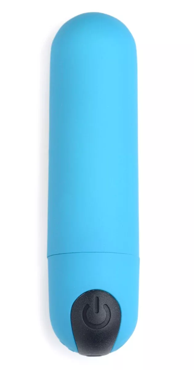 Bang Vibrating Bullet with Remote Control Blue