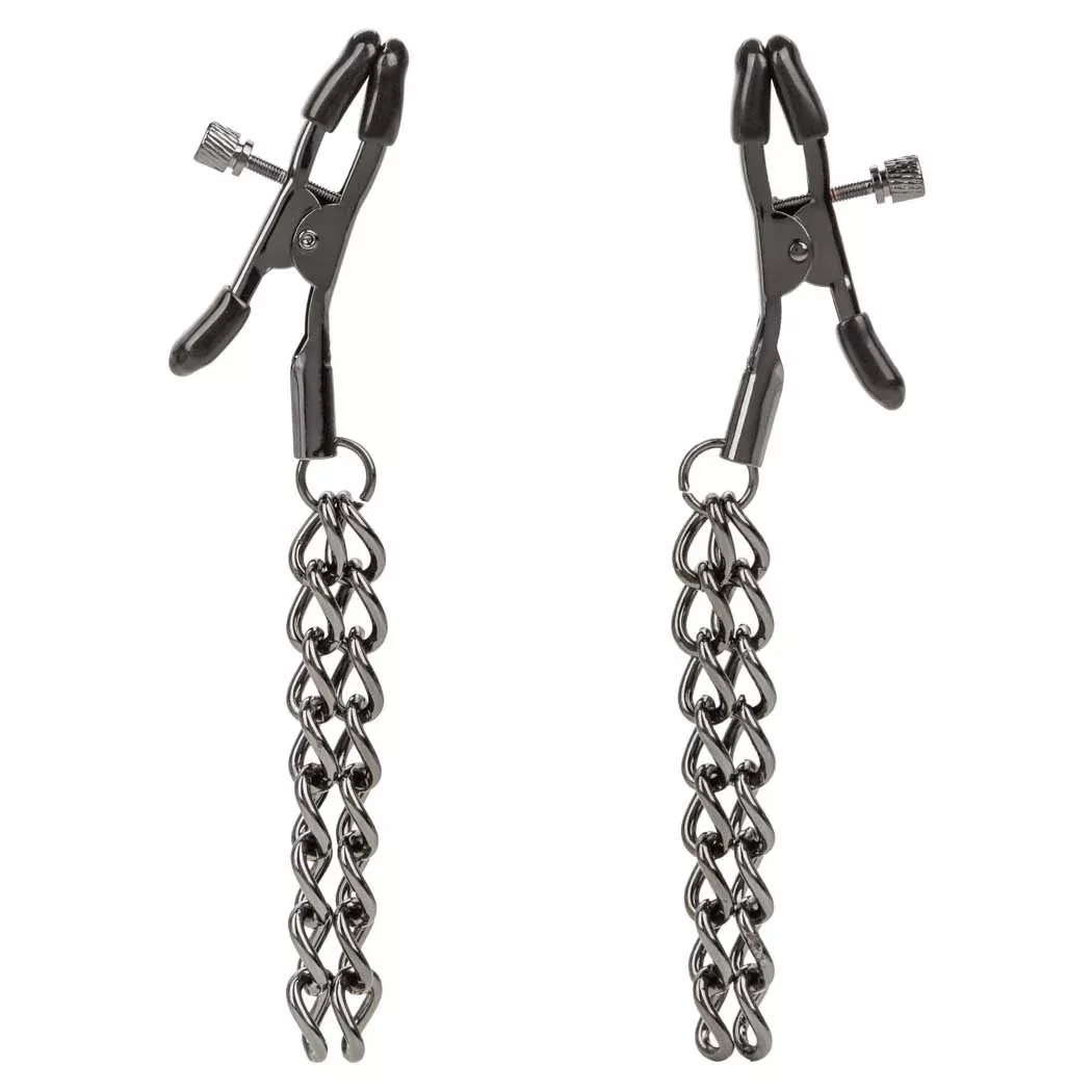 CalExotics Euphoria Collection Chain Nipple Clamps