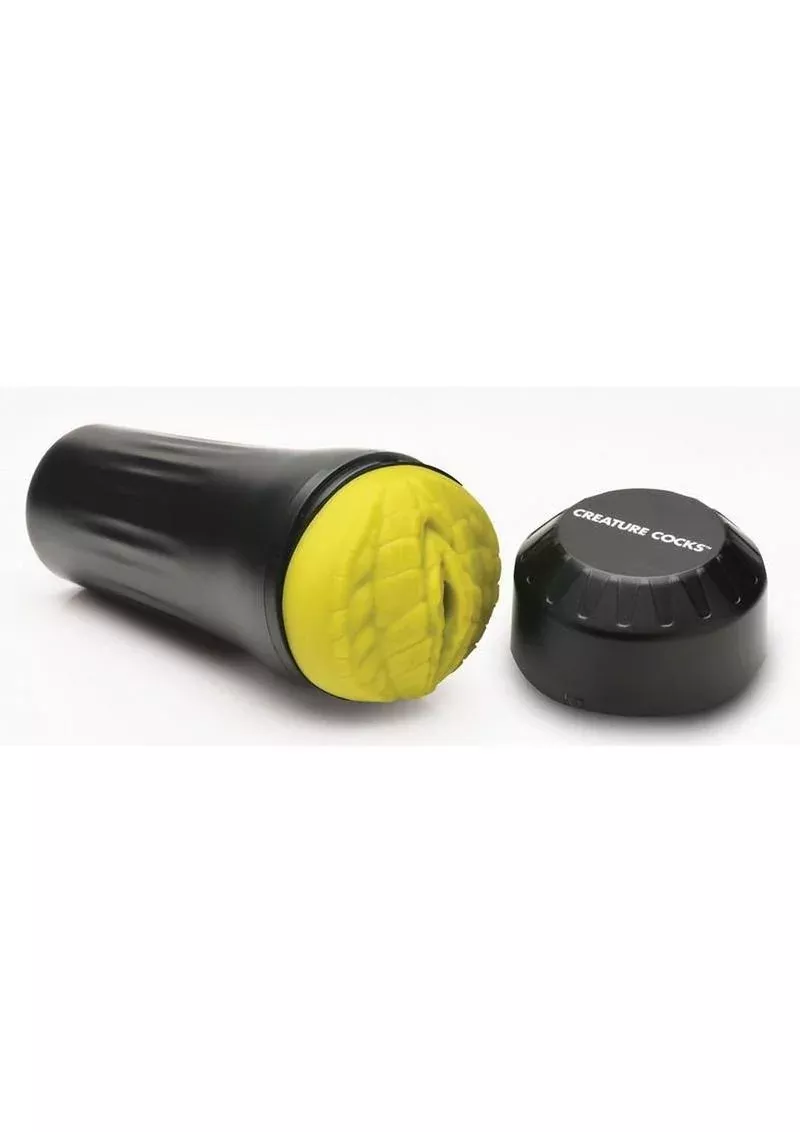 Creature Cock Fuckzilla Silicone Pussy Stroker - Green from Cherry Pie Online