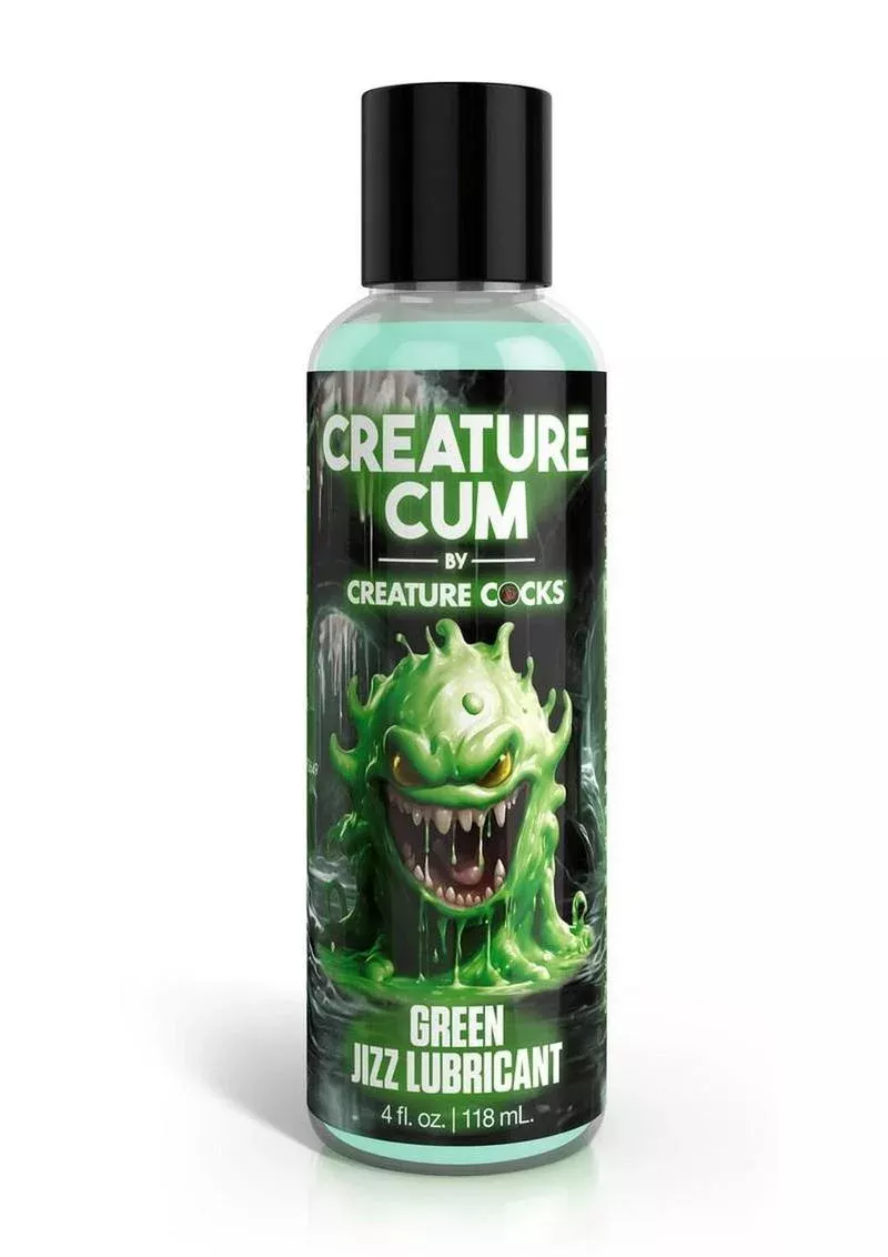 Creature Cum Green Unscented Jizz Water Based Lubricant 4oz from Cherry Pie Online