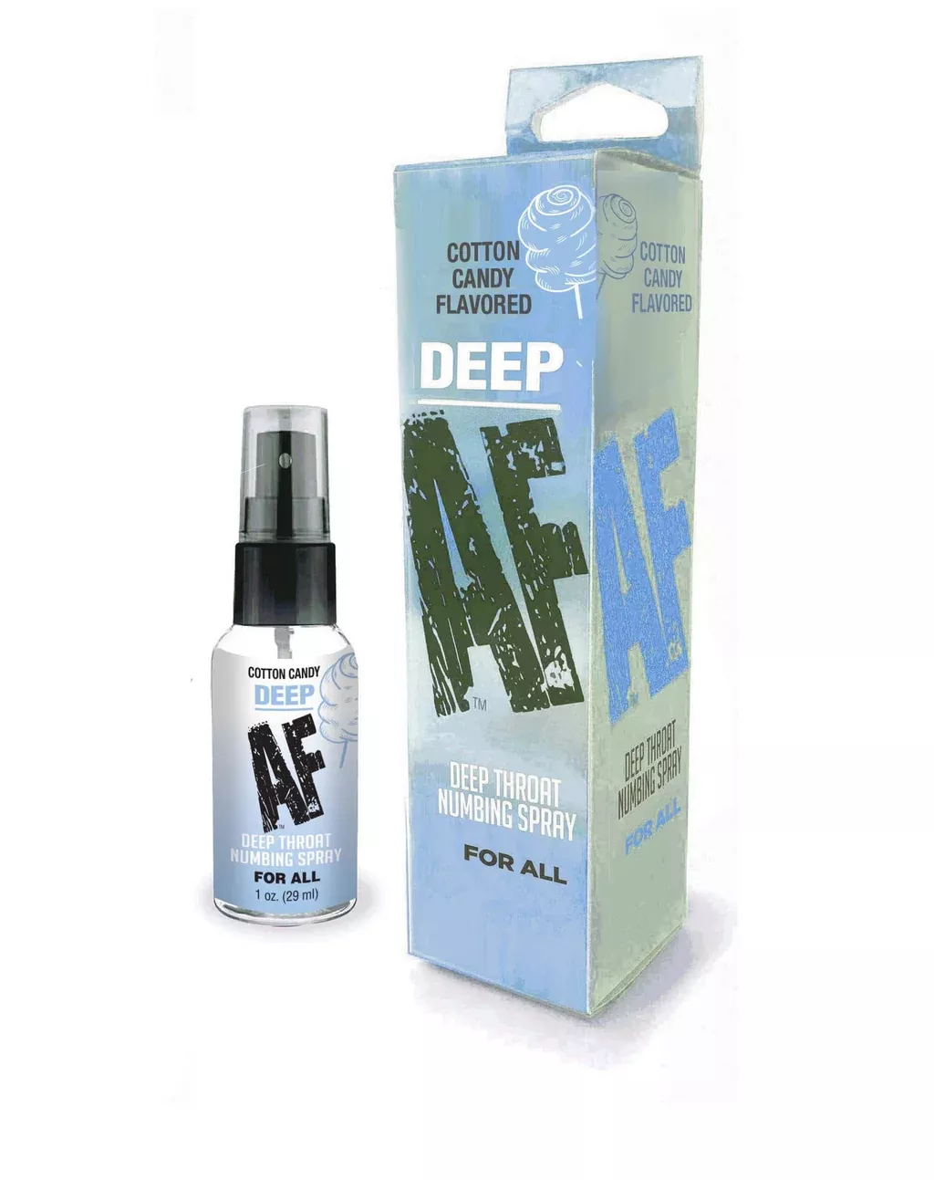 Deep AF Deep Throat Spray Cotton Candy 1 Oz
