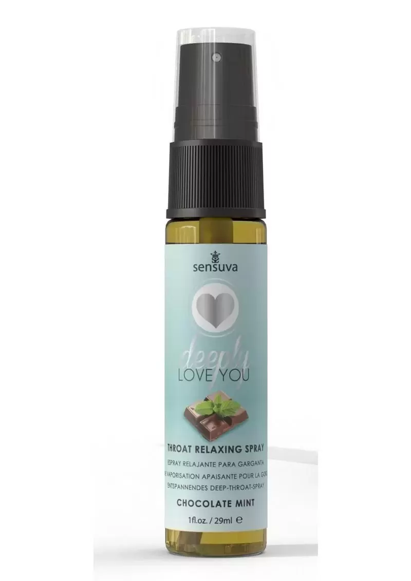 Deeply Love You Throat Relaxing Spray Chocolate Mint 1oz from Cherry Pie Online