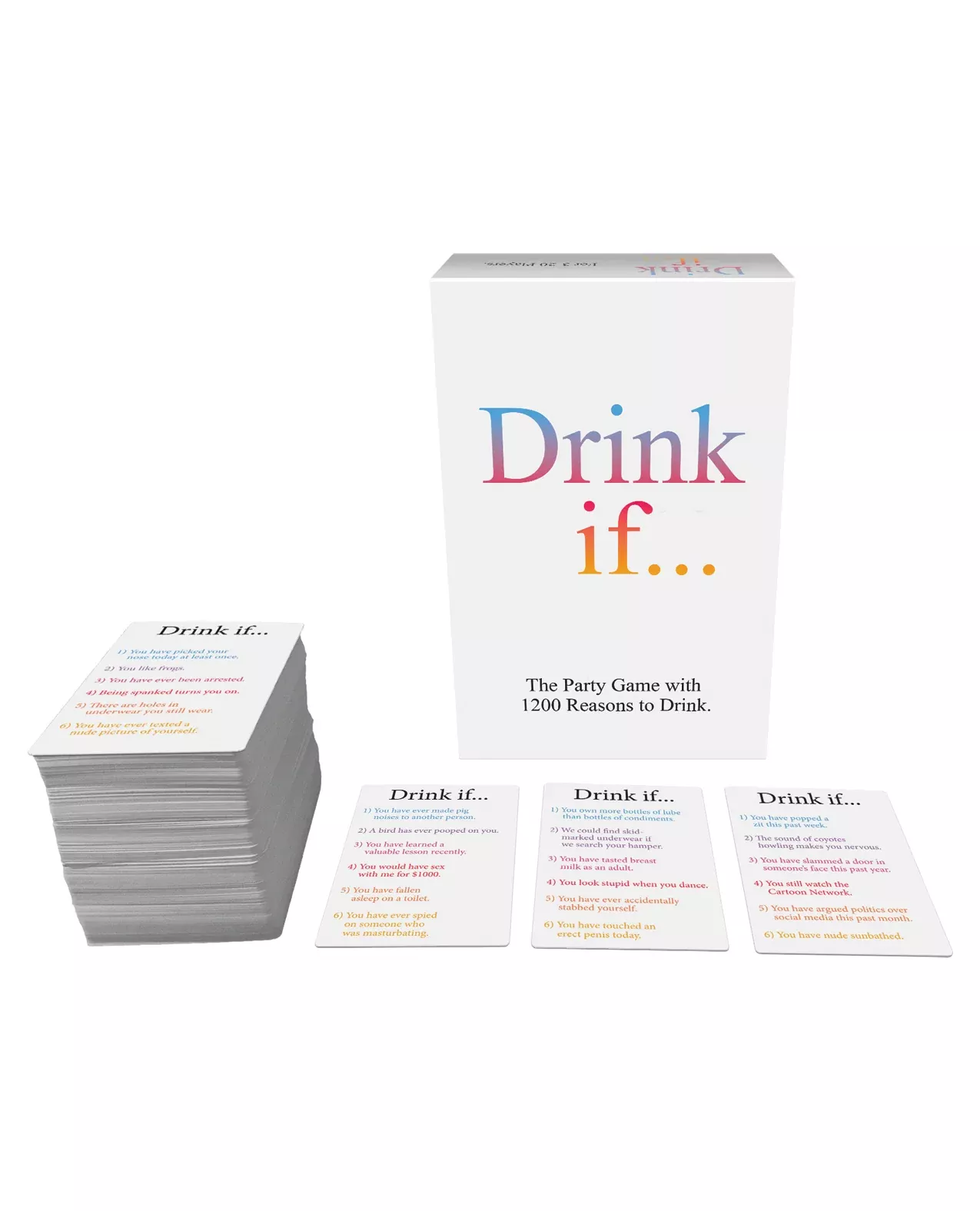 Drink If Card Game with 1200 Prompts