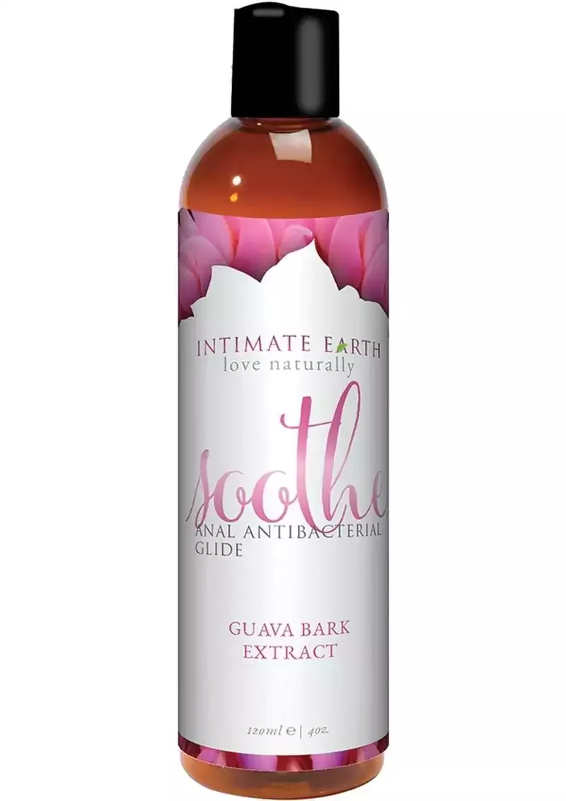 Intimate Earth Soothe Anal Antibacterial Glide Guava Bark Extract 4 Ounce from Cherry Pie Online