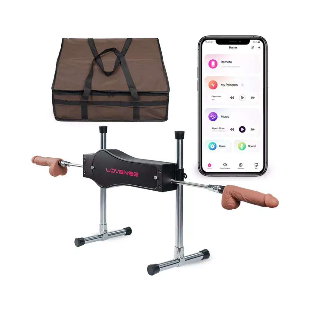 Lovense Bluetooth Sex Machine | Red Garter