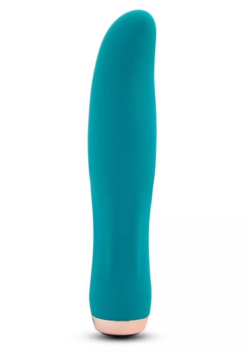 Nu Sensuelle Bella Velvet Touch with Turbo Rechargeable Silicone Vibrator - Green/Rose Gold - Shop Velvet Box Online