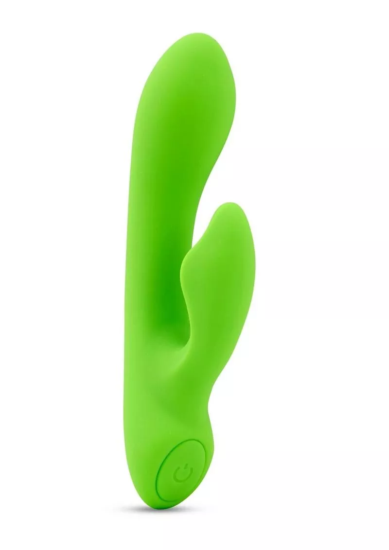 Nu Sensuelle Jolie Nubii Rechargeable Silicone Mini Heating Rabbit - Lime Green - Shop Velvet Box Online