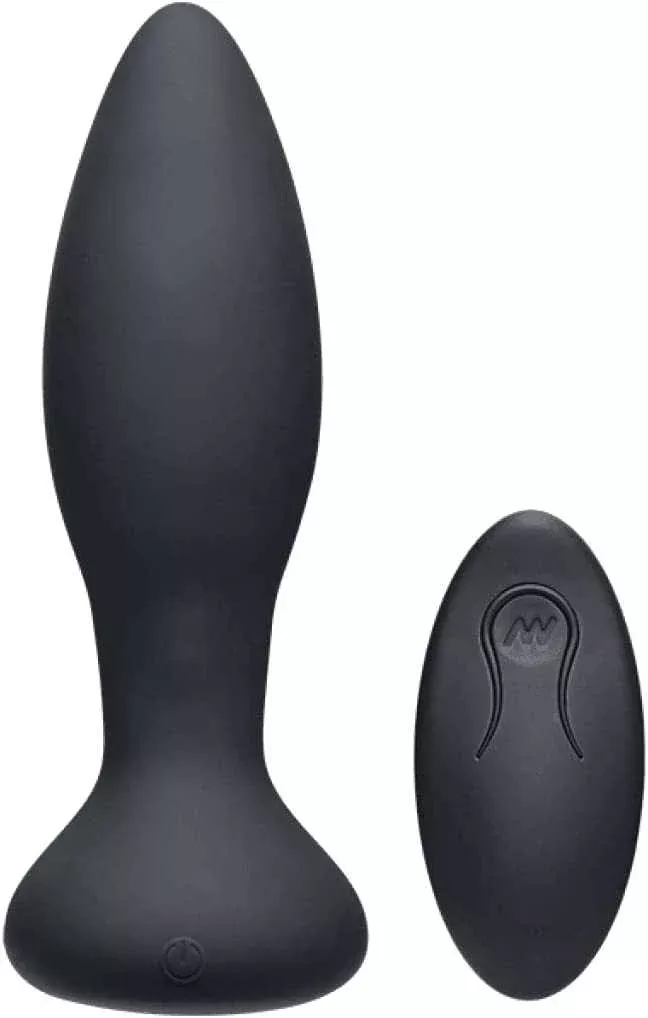 A-Play Vibe Rechargeable Silicone Anal Plug with Remote Control for Pleasure