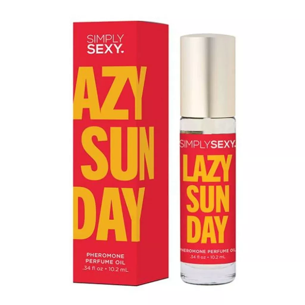 Simply Sexy Lazy Sunday Pheromone Perfume Oil Roll On 0.34 Oz