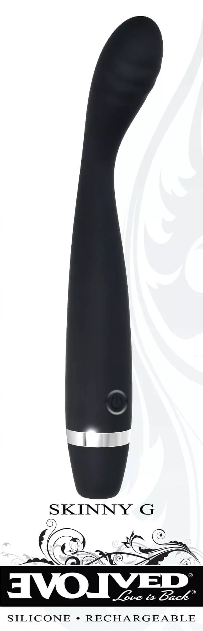Skinny G Rechargeable G-Spot Vibrator Black