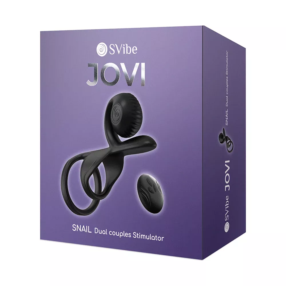 Snail Vibe SVibe Jovi Couples Ring Black - Red Garter Adult - For Him - For Her - Unisex