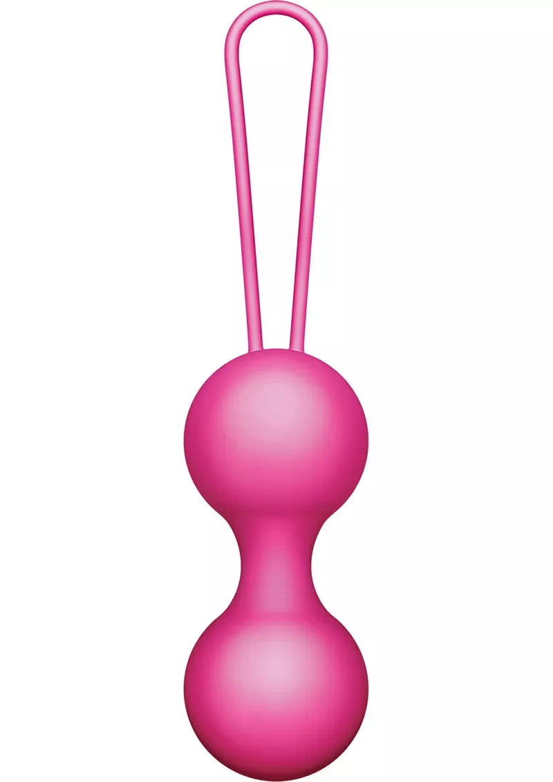 Vnew Weighted Kegel Toner Level 3 Silicone Balls Pink 3.2 Ounce