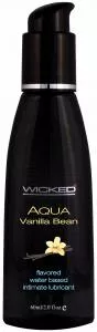 WICKED AQUA VANILLA BEAN LUBE 2 OZ